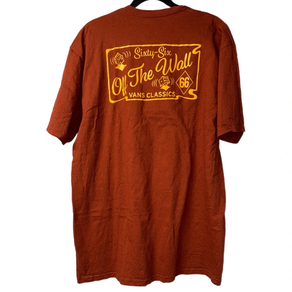 Vans “Off The Wall” Graphic Tee‎ - 66 Club Dice Design - Classic Fit - Size XL